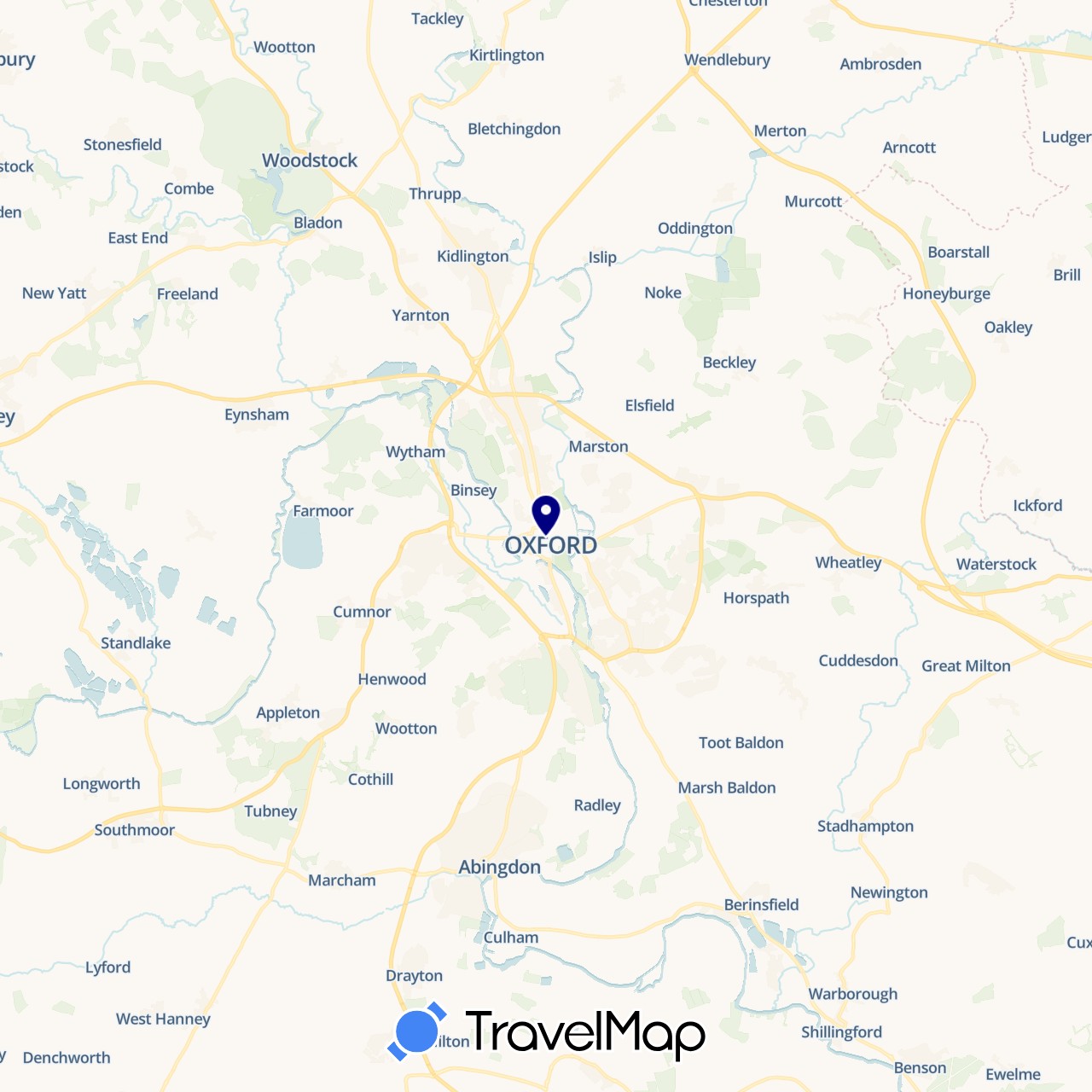 TravelMap itinerary: driving in United Kingdom (Europe)